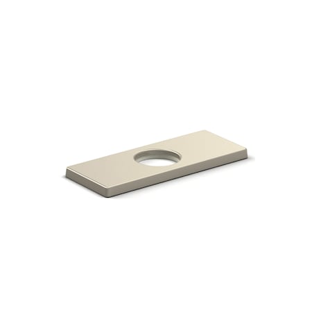 Riobel 4" Center Rectangular Deck Plate 5604BN